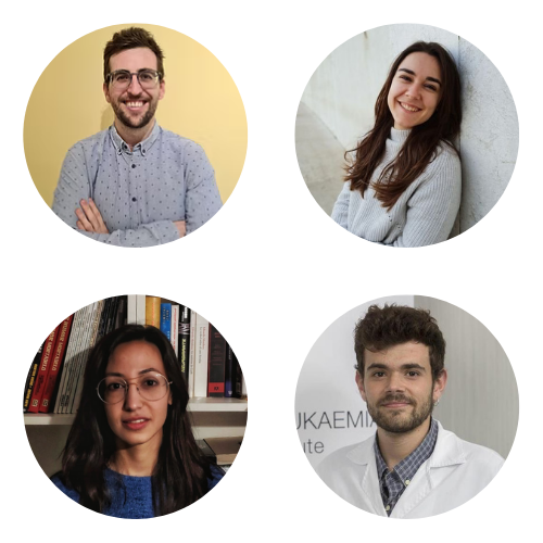 Sergio, Marina, Cristina y Josu