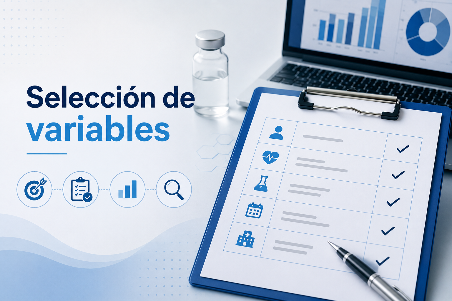 Cómo seleccionar las variables adecuadas en un estudio de investigación clínica